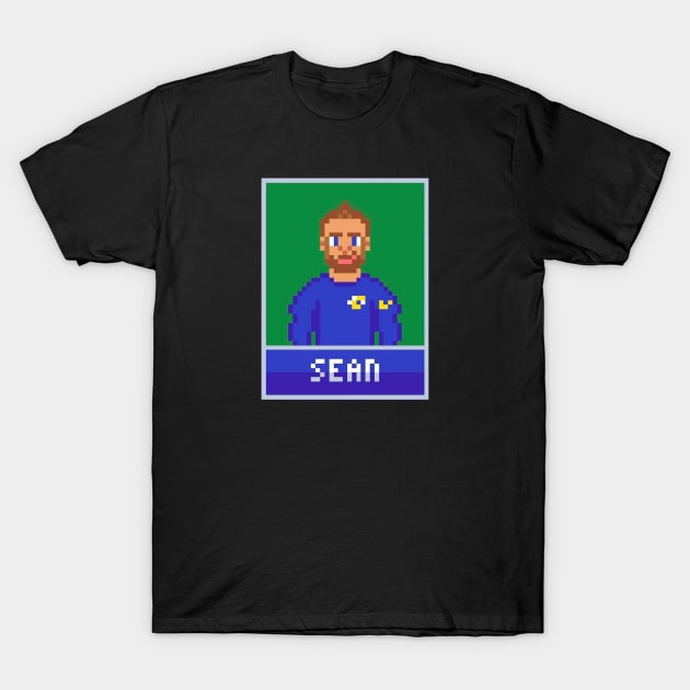 Sean 8bit T-Shirt by Roti Kodok Art